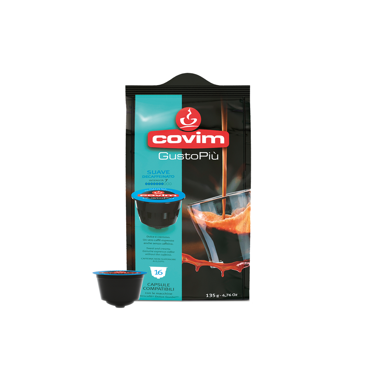 Capsule compatibili Dolce Gusto® Decaffeinato